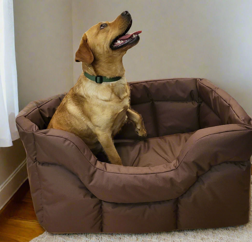 Country Dog Heavy Duty Rectangular High Sided Waterproof Dog Beds