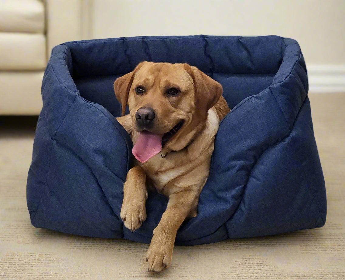 Country Dog Heavy Duty Rectangular High Sided Waterproof Dog Beds