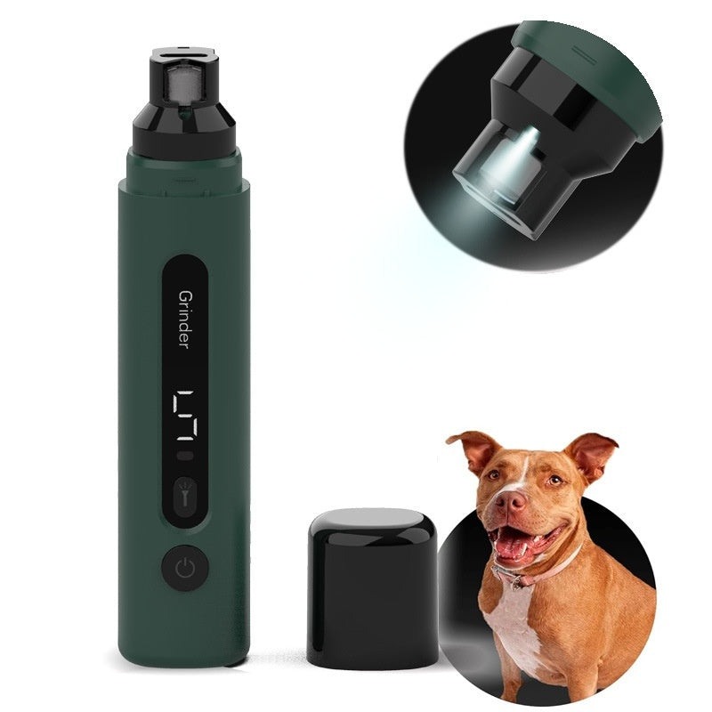 Dog/Cat Nail Grinder/Electric Pet Nail Trimmers - Rechargeable - Super Quiet - 5-Speed Setting