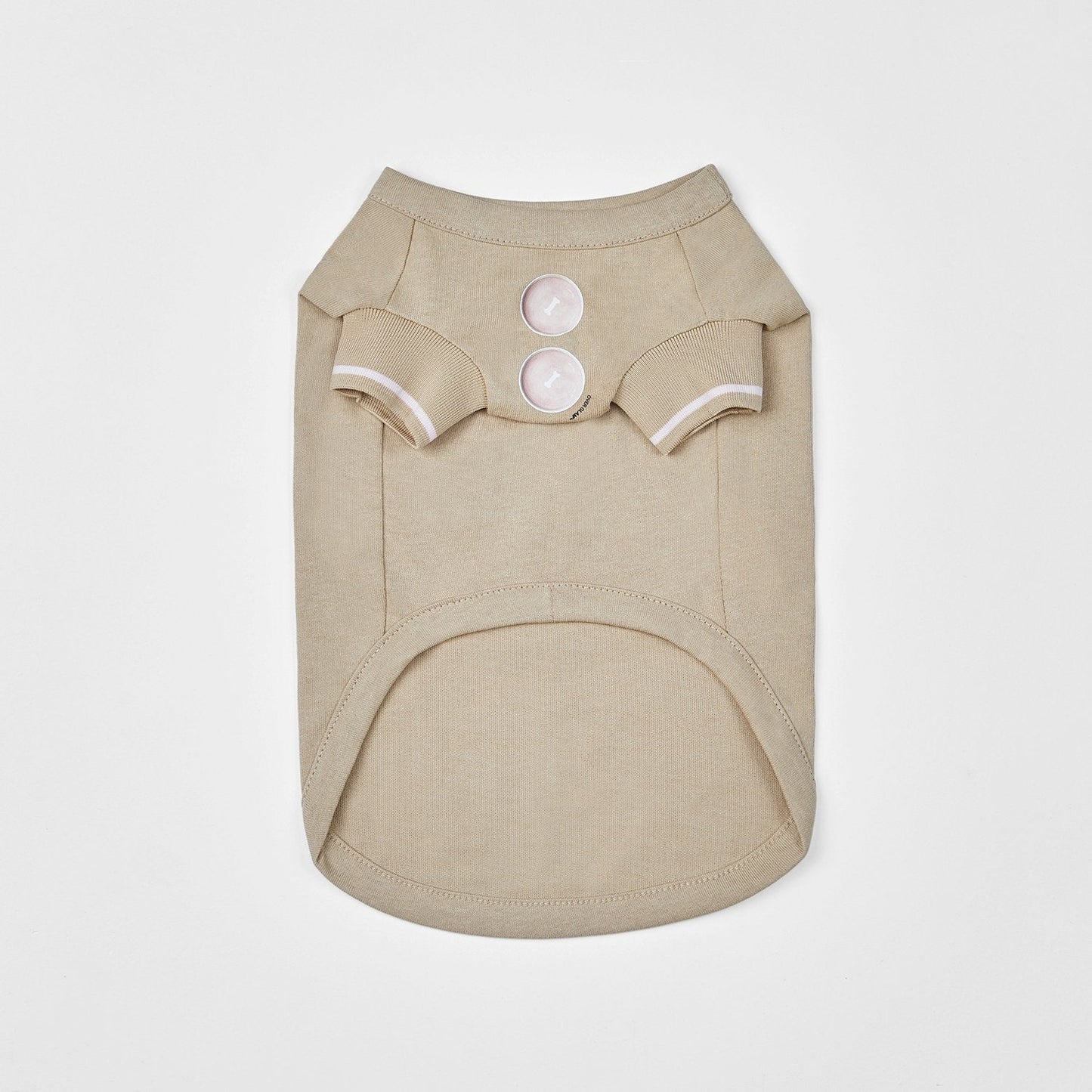 T-Shirt with bowls pattern (Apricot)