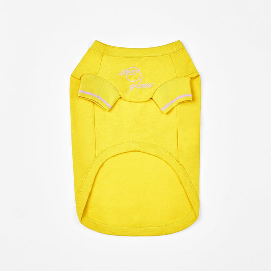 T-Shirt with Overglam Sign (Yellow)